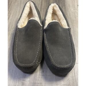 UGG ASCOT Espresso Suede Sheepskin Slipper, Size 9, New without box